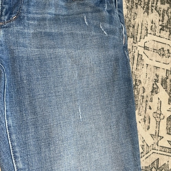 Loft women’s distressed skinny crop jeans size 26 - Picture 4 of 11